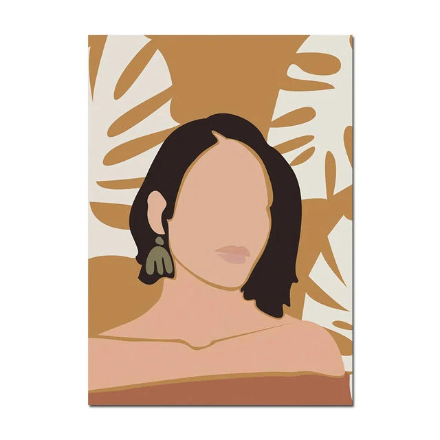 Lisslune | Girl Canvas Poster