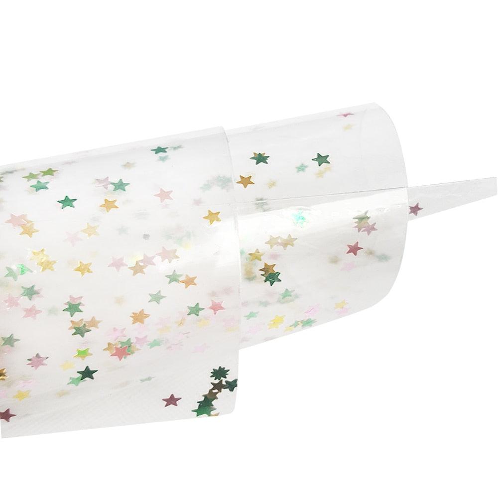 Lisslune | Shiny star and heart PVC craft sheets for artistic creations