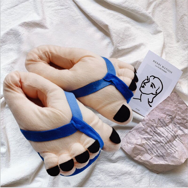 Lisslune | Funny Giant Foot Plush Winter Oversized Slipper