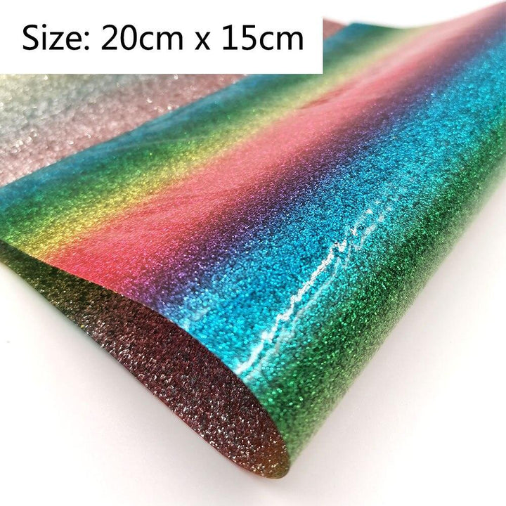 Lisslune | Radiant Iridescent Sparkle Glitter Fabric: High-Quality Material for Creative Masterpieces