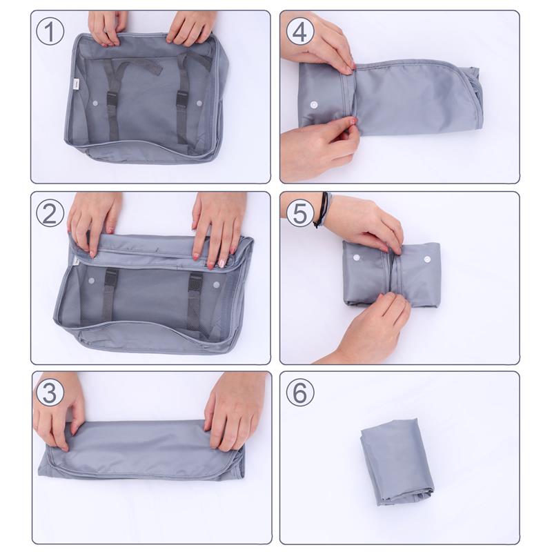 Lisslune | Travel Smart: versatile 8/6/1-piece organizer set for effortless packing