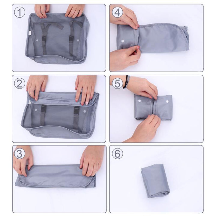 Lisslune | Travel Smart: versatile 8/6/1-piece organizer set for effortless packing