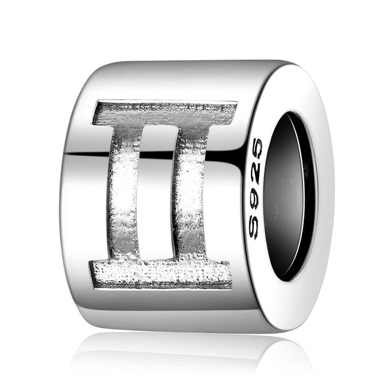 Lisslune | Heavenly Zodiac Sign Silver Charms: Personalized Handmade Jewelry for Your Unique Astrological Identity