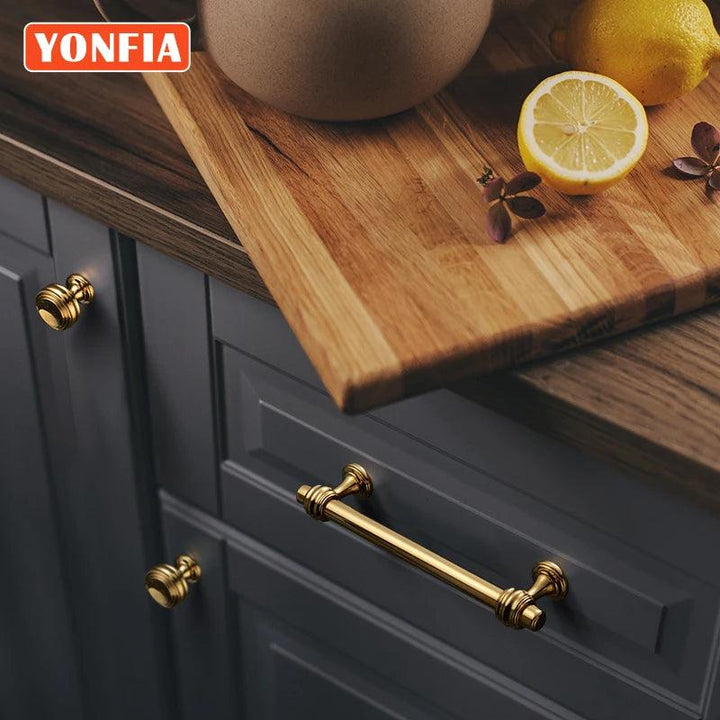 Lisslune | Elegant Rose Gold Furniture Handles - High-Quality PVD Finish