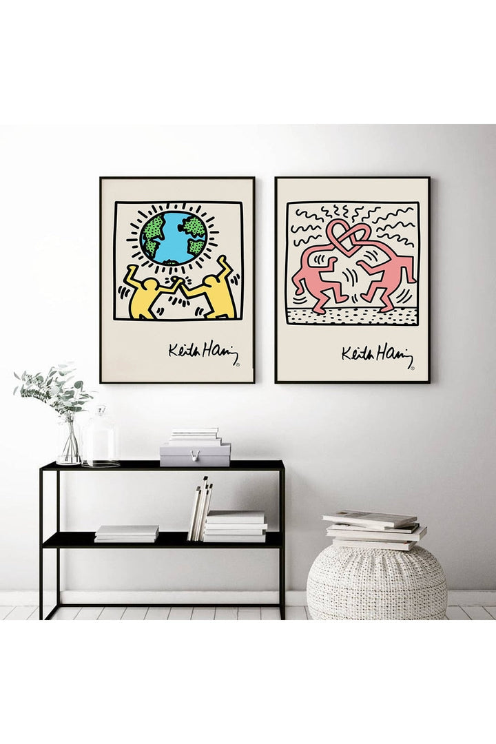 Lisslune | Keith Haring Inspired Canvas Art