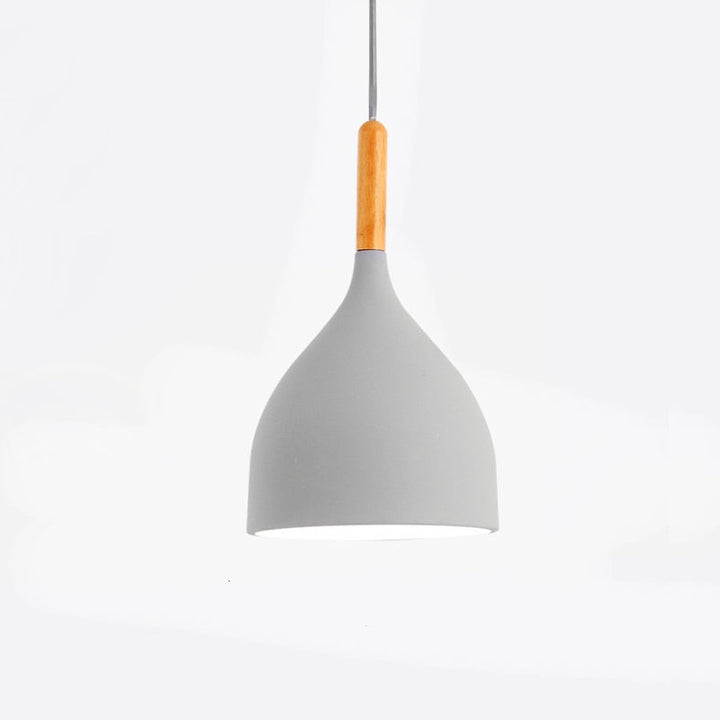 Lisslune | Talon - Modern Drop-Shaped Wooden Pendant Light Scandinavian Ceiling Light