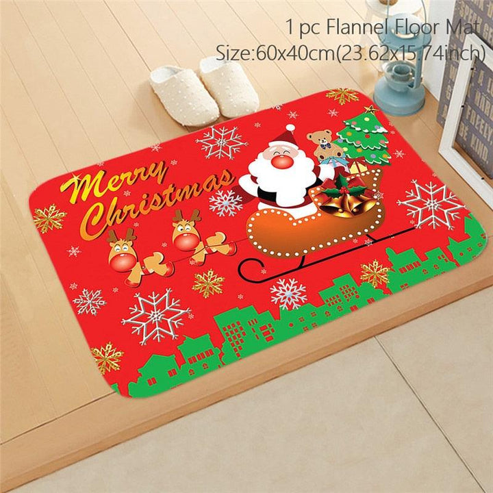 Lisslune | Cheerful Holiday Doormat for a Cheerful Welcome