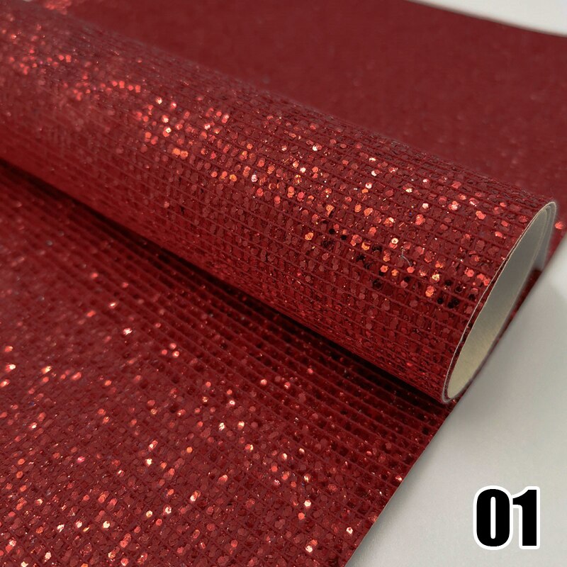 Lisslune | Glossy Luxury Faux Leather Craft Sheet for Creative DIY Projects
