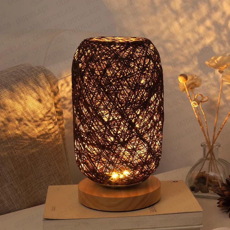 Lisslune | WoodLuxe - Rattan-Inspired Table Light