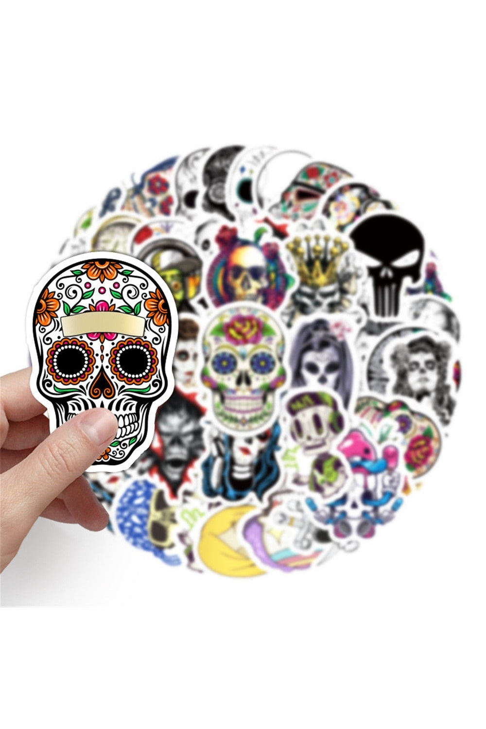 Lisslune | Skull Scrapbooking Stickers