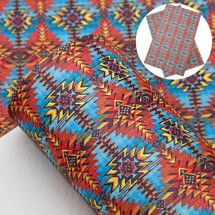 Lisslune | Stylish Geometric Synthetic Leather Creative Sheets for Innovative DIY Creations