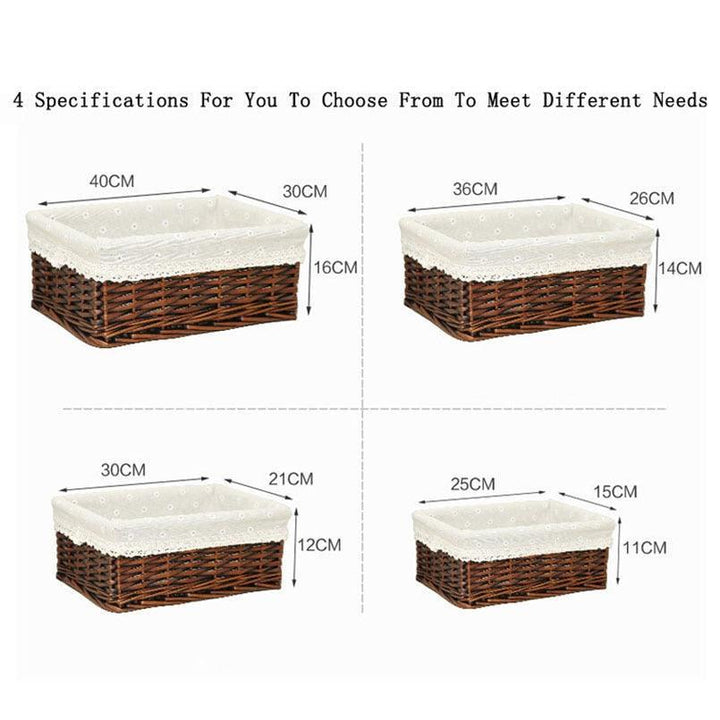 Lisslune | Eco-Chic handwoven willow storage baskets - sustainable style for every room
