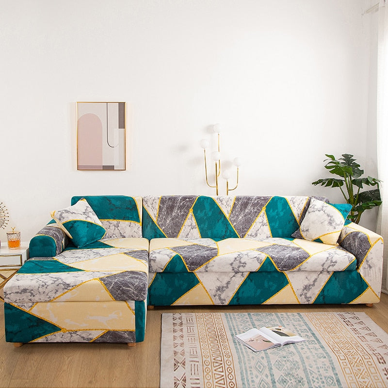 Lisslune | Modern Non-slip Colorful Elastic Sofa Cover