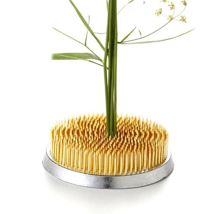 Lisslune | Elegant Brass Kenzan Tool for exquisite Flower Arrangements