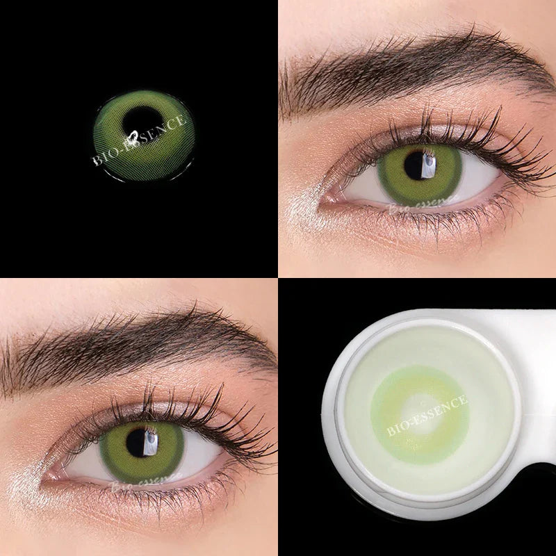Rynx | 1 Pair Colored Contact Lenses Natural Eyes Contact Brown Lenses Blue Lenses Cat Eye Lenses Monet Gray Eye Lens Annual Sale