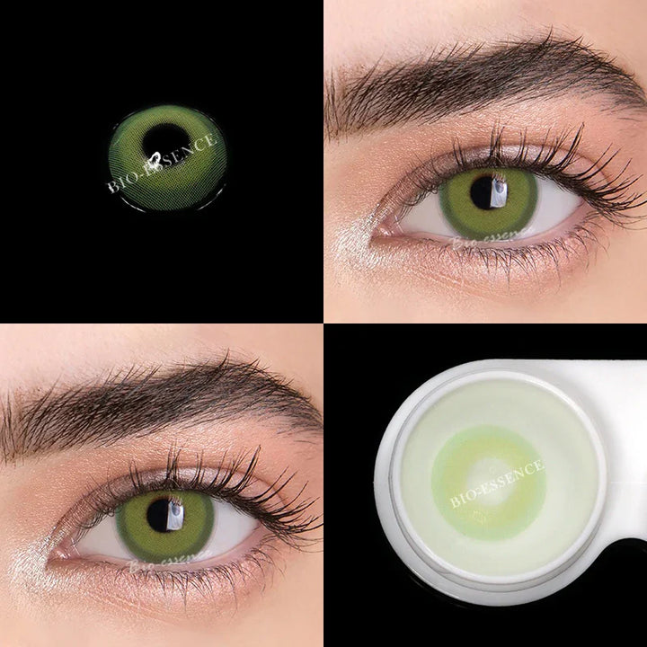 Rynx | 1 Pair Colored Contact Lenses Natural Eyes Contact Brown Lenses Blue Lenses Cat Eye Lenses Monet Gray Eye Lens Annual Sale
