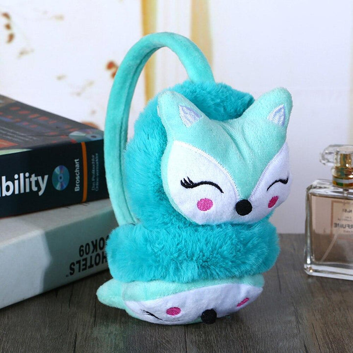 Lisslune | Adjustable Fox Plush Earmuffs for Kids