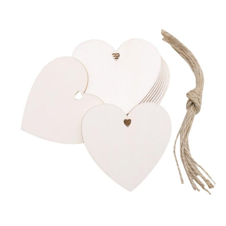Lisslune | Wooden Christmas Tree Decorations (10 pieces)
