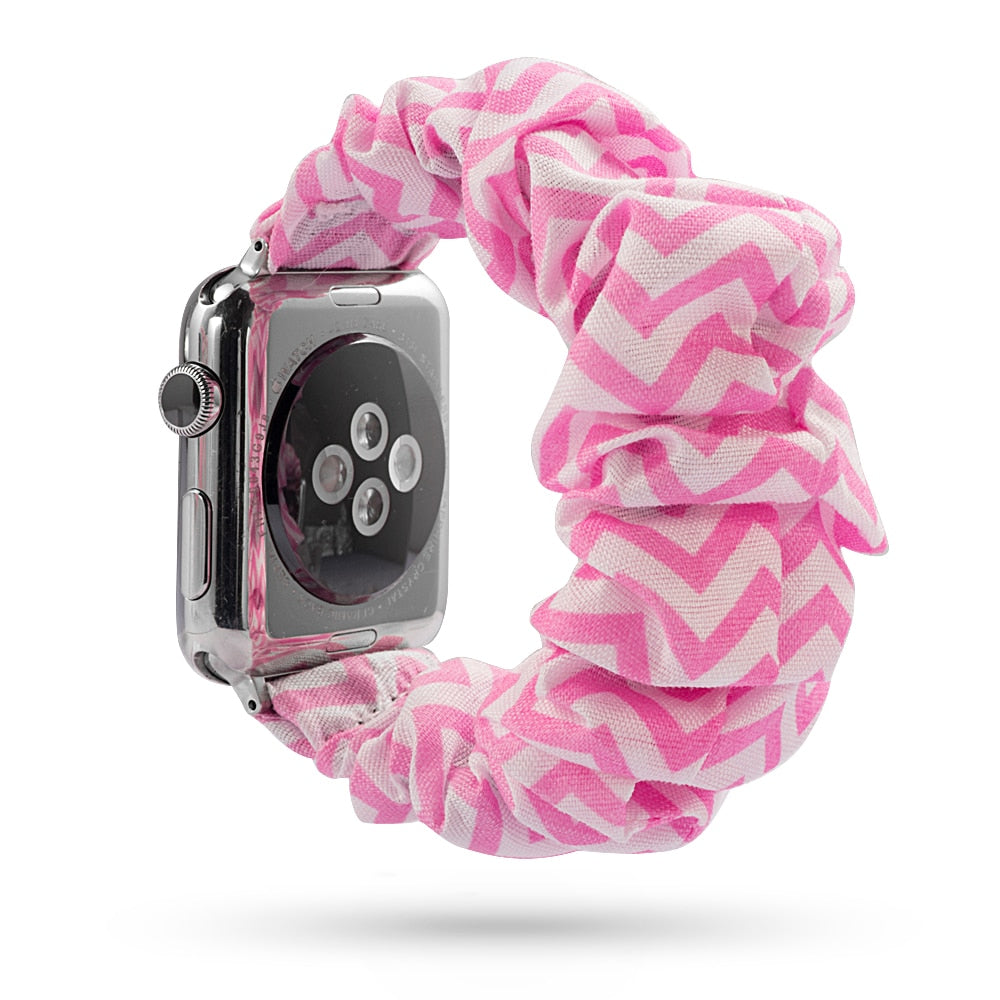Lisslune | ELASTIC Apple Watch BAND IN HAIR TIE STYLE