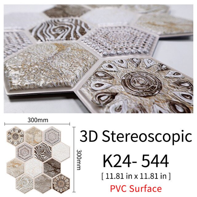 Lisslune | 3D Self-Adhesive Cobblestone Wall Stickers