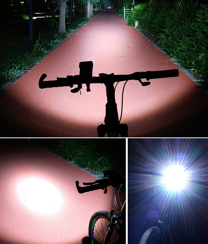 Lisslune | 4-in-1 Bike Gadget – Phone Holder, Power Bank, LED Lighting and Horn