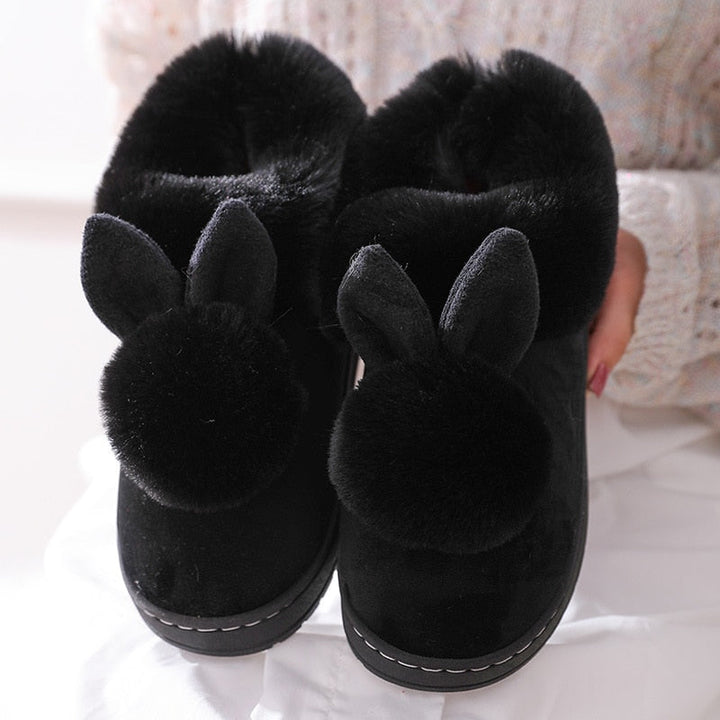 Lisslune | Cozy women's slippers with bunny ears