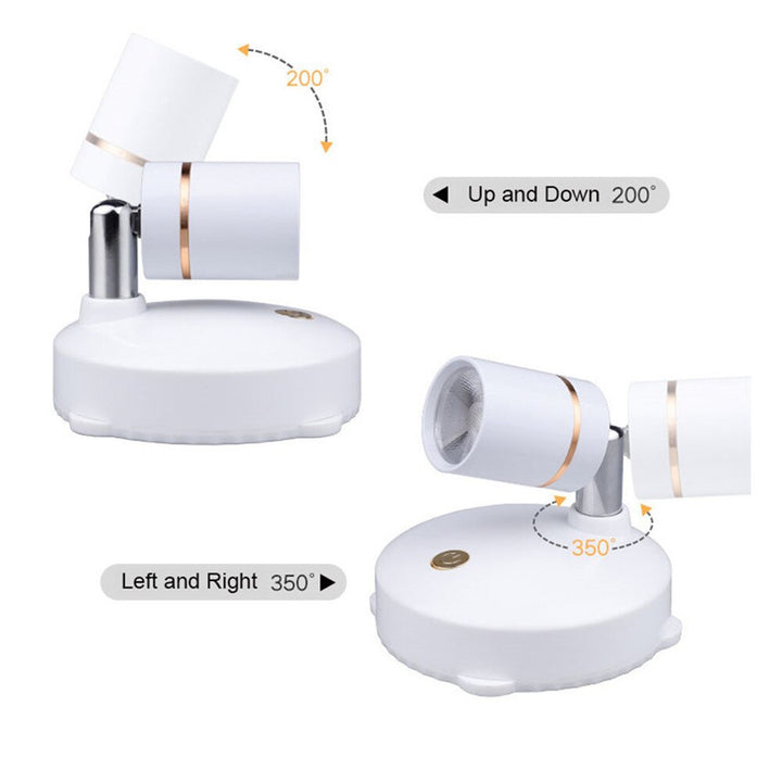 Lisslune | Smart LED Remote Control Rechargeable Spotlight