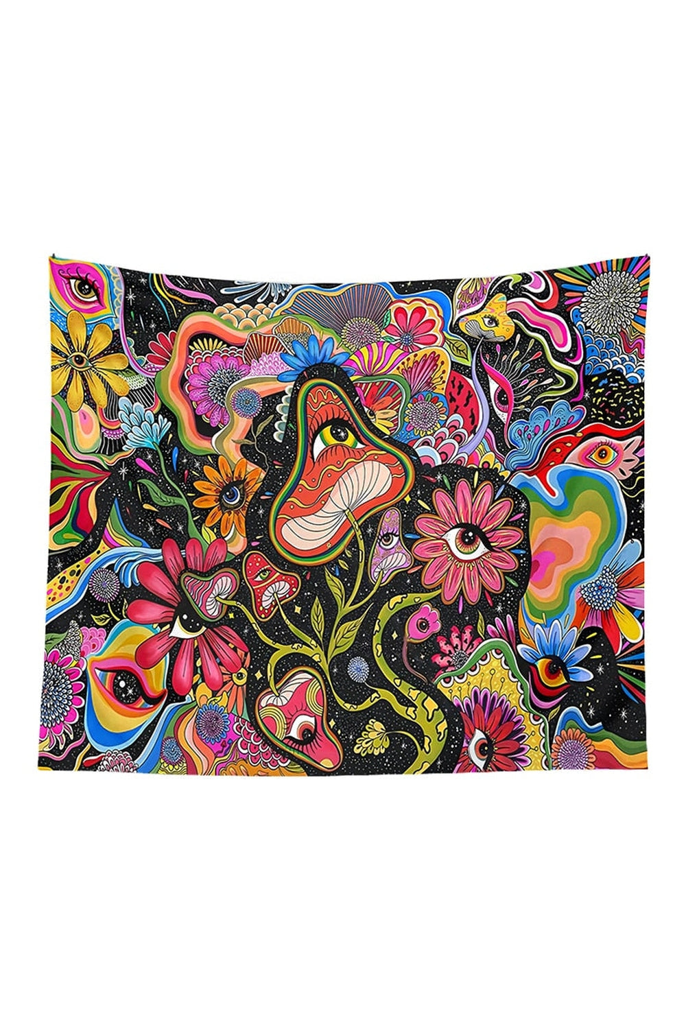 Lisslune | Mushrooms Psychedelic Tapestry