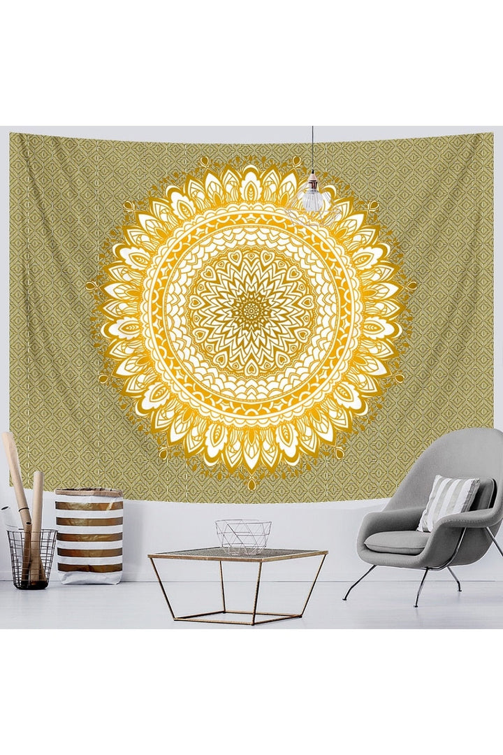 Lisslune | Trippy Mandala Wall Tapestry