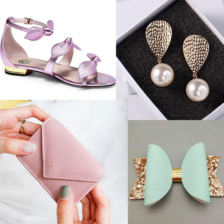 Lisslune | Elegant Lychee Hollow synthetic leather for creative masterpieces