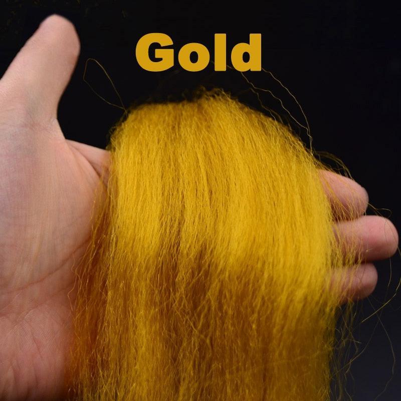 Lisslune | Premium Fly-Tying Fiber Set: 12 Vibrant Colors for Creative Streamer Designs