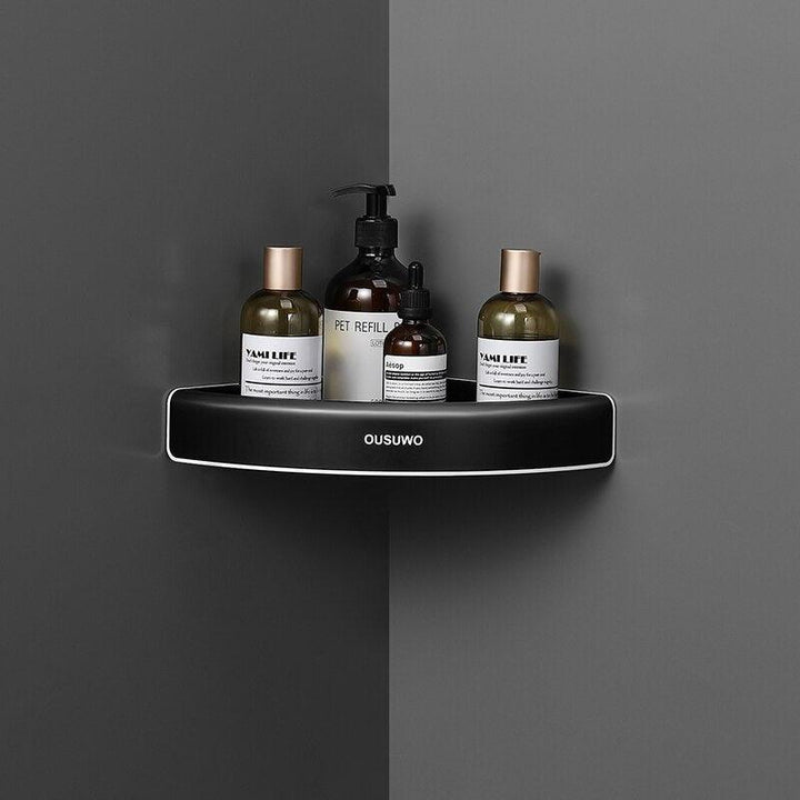 Lisslune | Corner Space-Saving Bathroom Organizer: Stylish and Safe Caddy Solution