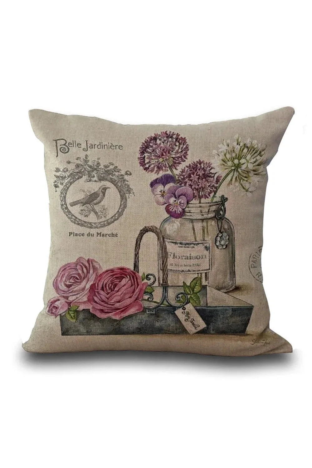 Lisslune | Floral Car Seat Cushion Cover