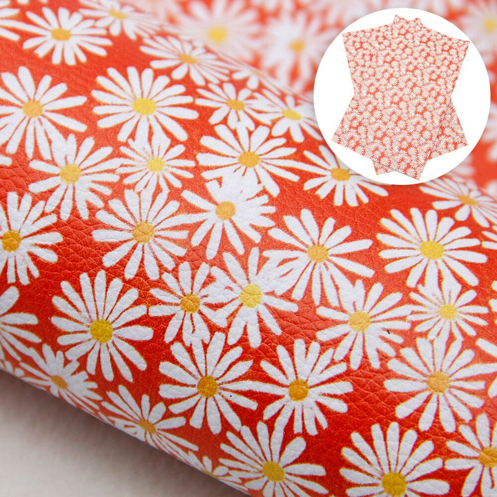 Lisslune | Floral Elegance Synthetic Leather Creative Sheets