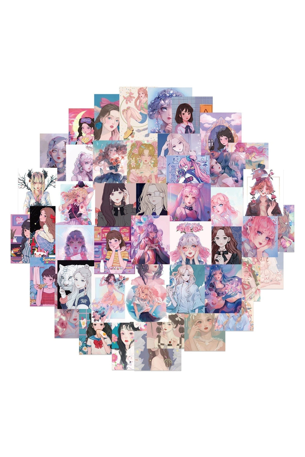 Lisslune | Girl Theme Sticker Set
