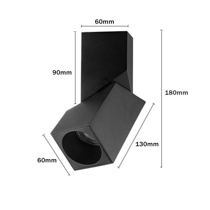 Lisslune | Cube adjustable square downlight