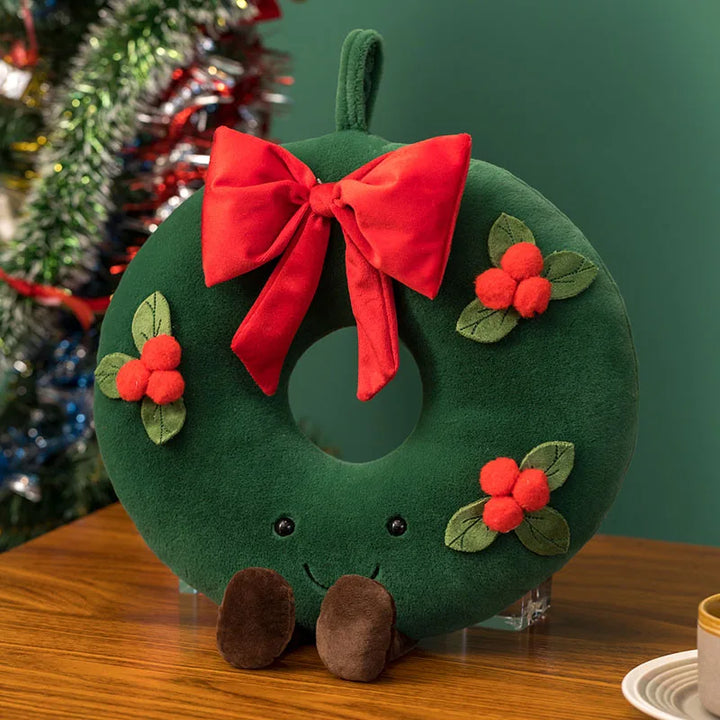 Lisslune | Magical Christmas Plush – Fluffy Gingerbread Hug Toy for a Warm & Cozy Holiday