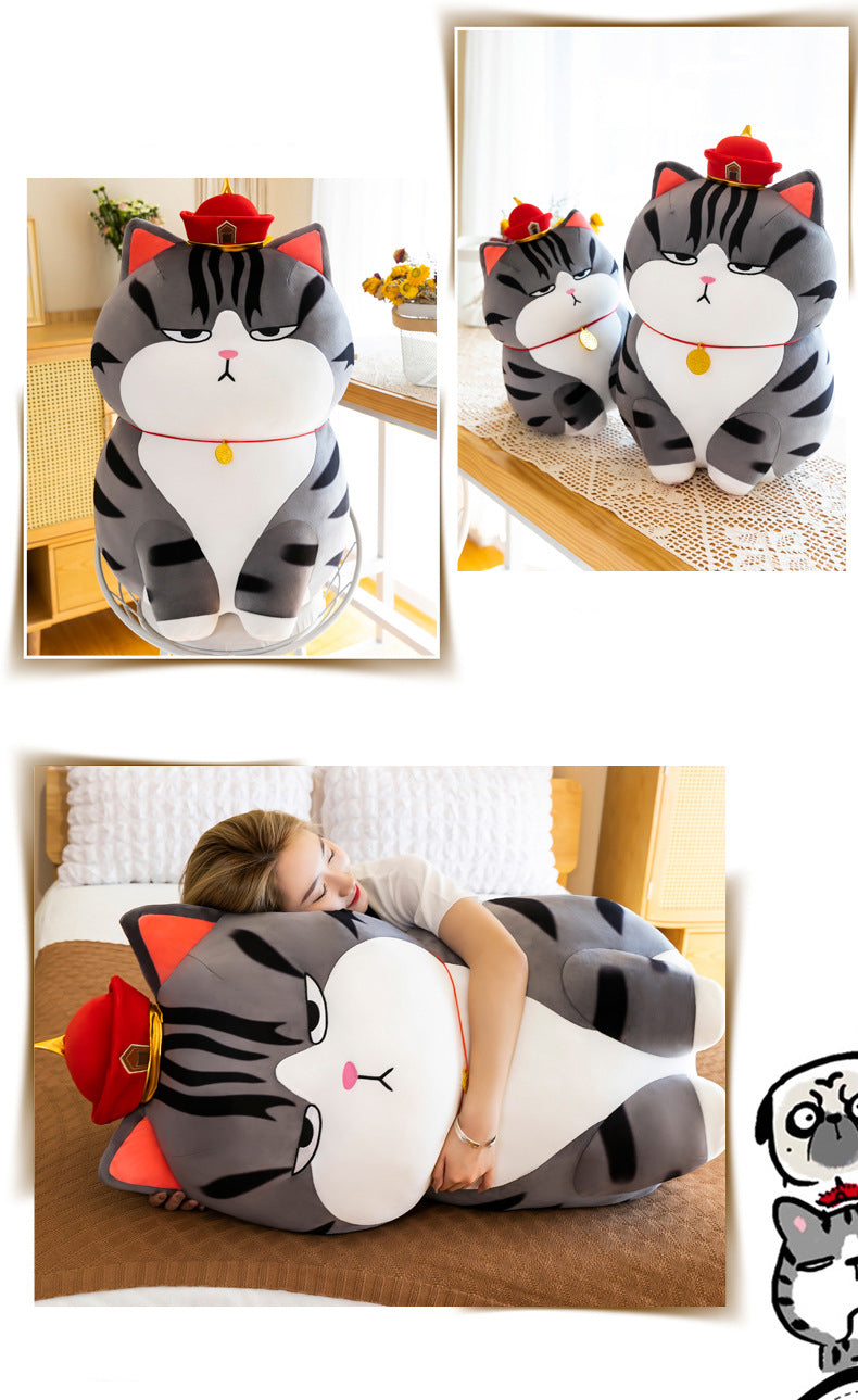 Lisslune | Moody Cat Soft Cuddly Plush Pillow