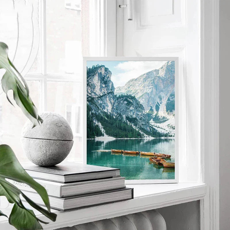 Lisslune | from a picturesque forest lake on canvas