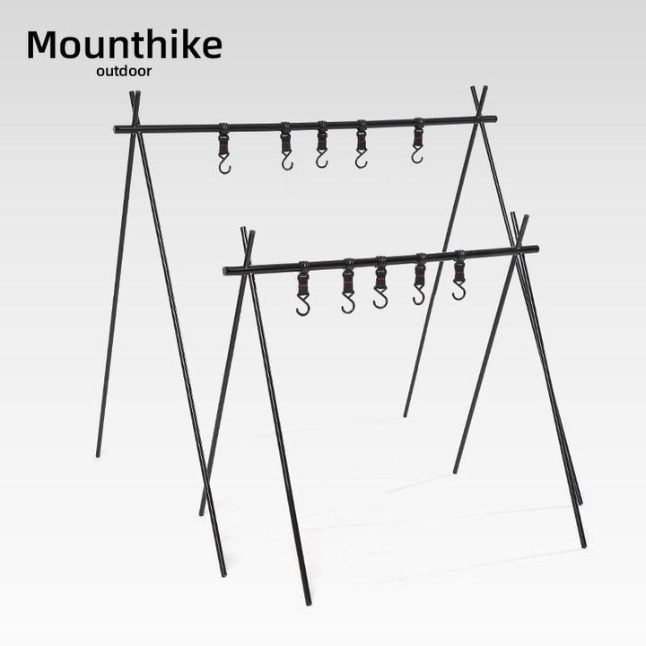 Lisslune | Portable aluminum camping shelf with foldable hanging shelf for outdoor activities
