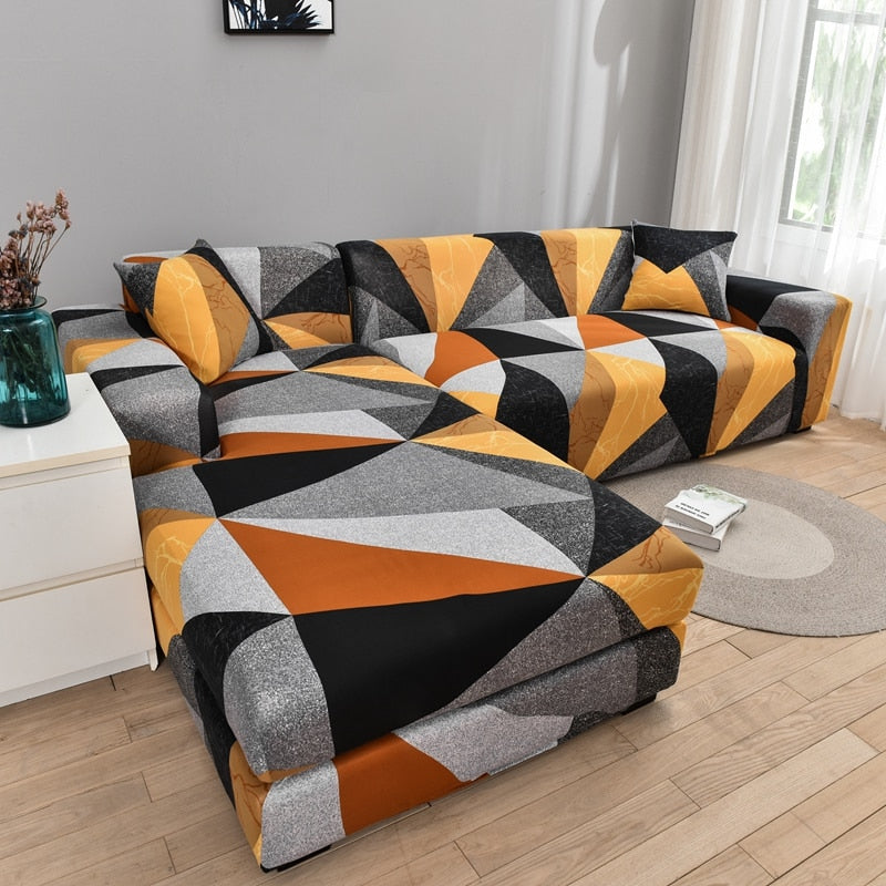 Lisslune | Modern Non-slip Colorful Elastic Sofa Cover