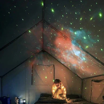 Lisslune | Astronaut Galaxy Projector | 8 Adjustable Nebula Colors & Remote Control for Relaxation and Stargazing