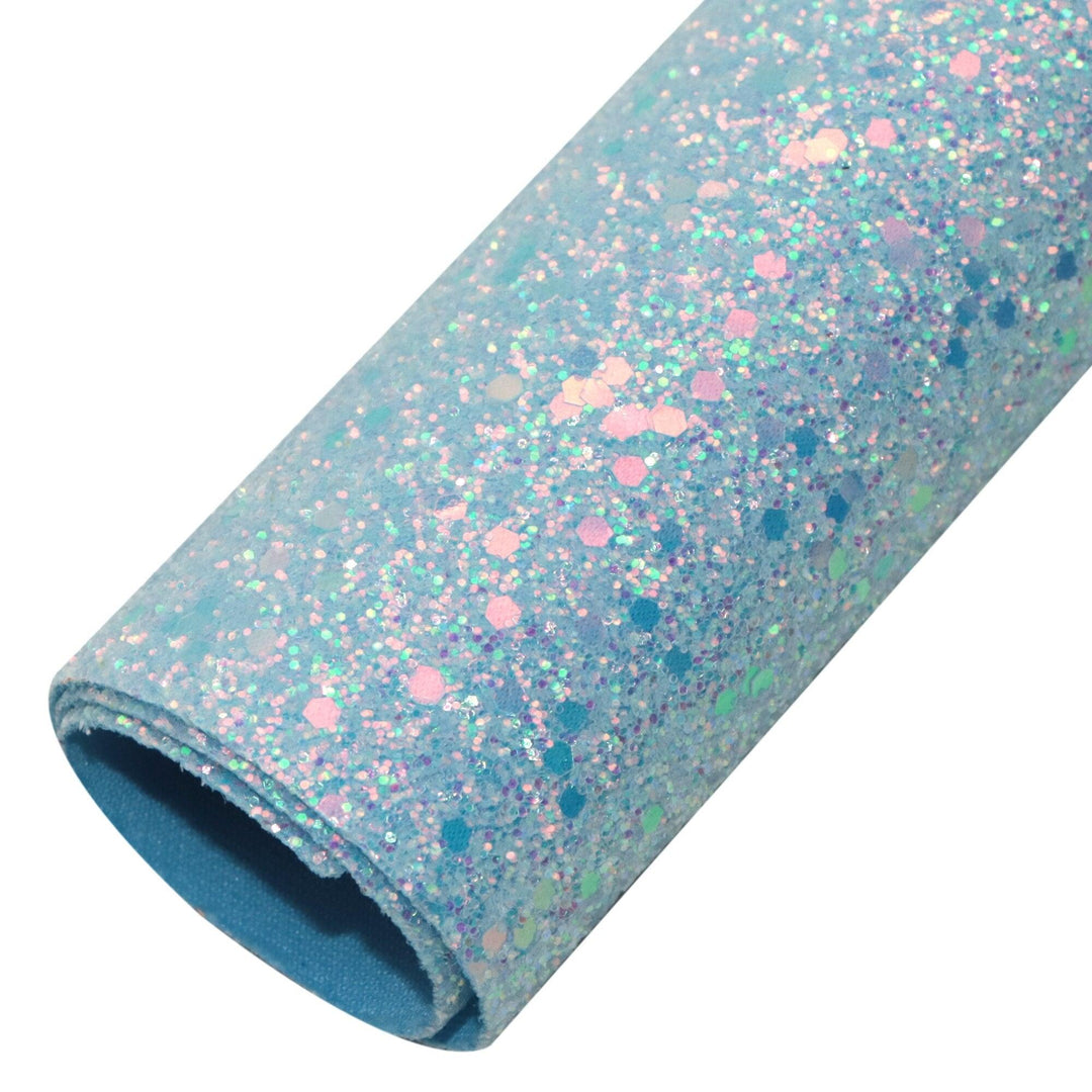 Lisslune | Shimmering Chunky Glitter Vinyl Craft Sheets - Ultimate Crafting Fun