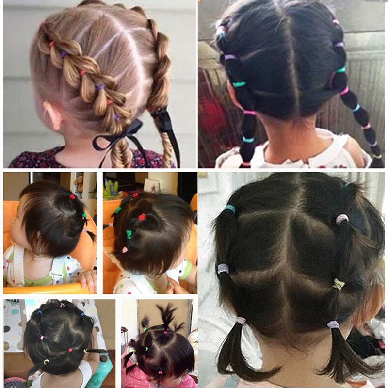 Lisslune | Mini hair bands for toddlers (1000 pieces)