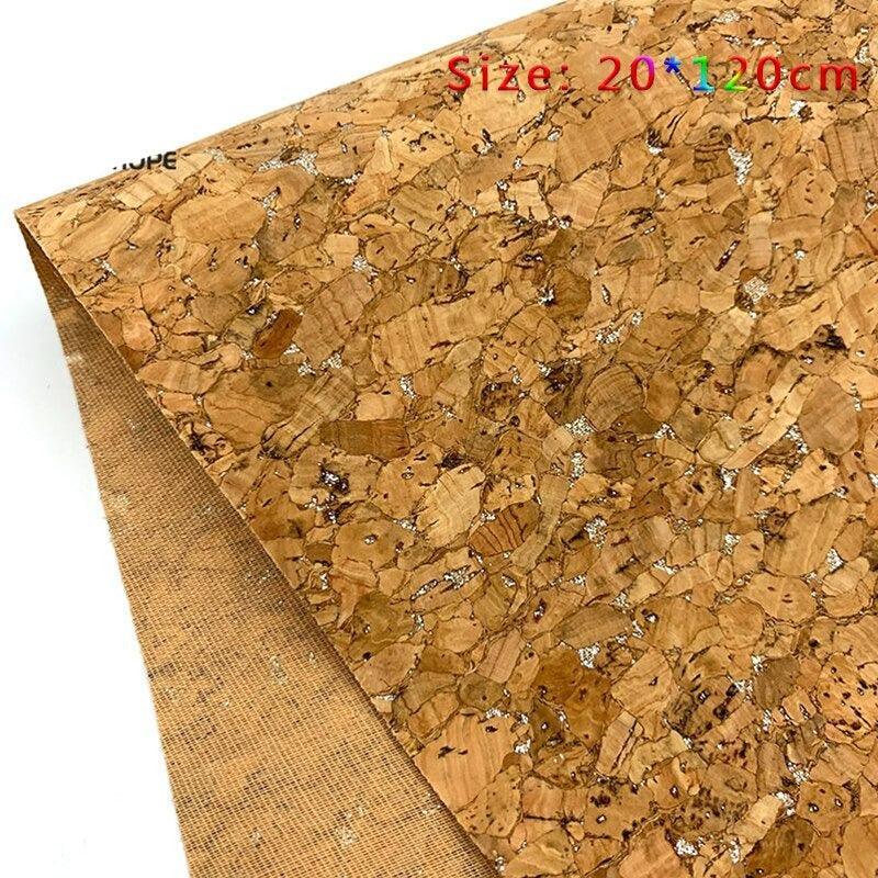Lisslune | Printed Cork Leather Craft Material - 20cm x 120cm for DIY Projects