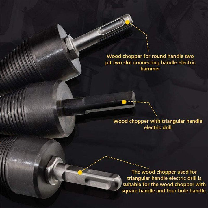Lisslune | Wood splitter attachment for drill