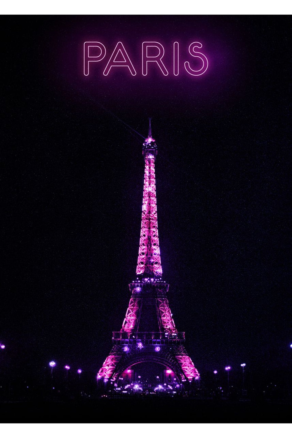 Lisslune | Neon Lights Poster