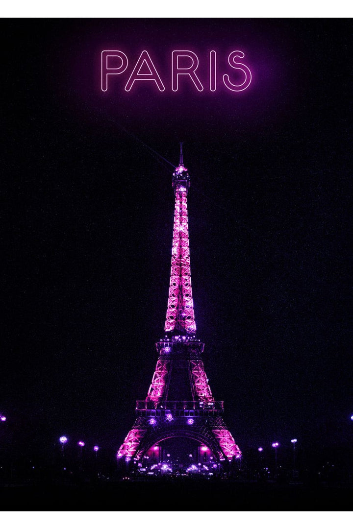 Lisslune | Neon Lights Poster