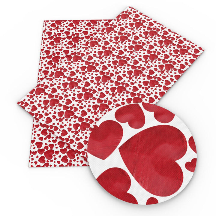 Lisslune | Festive Elegance Checked Synthetic Leather Craft Sheet for Festive Creations