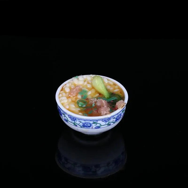 Lisslune | Enchanting Mini Chinese Cuisine Bowl Playset - Cute Decorative Items for Children and Home